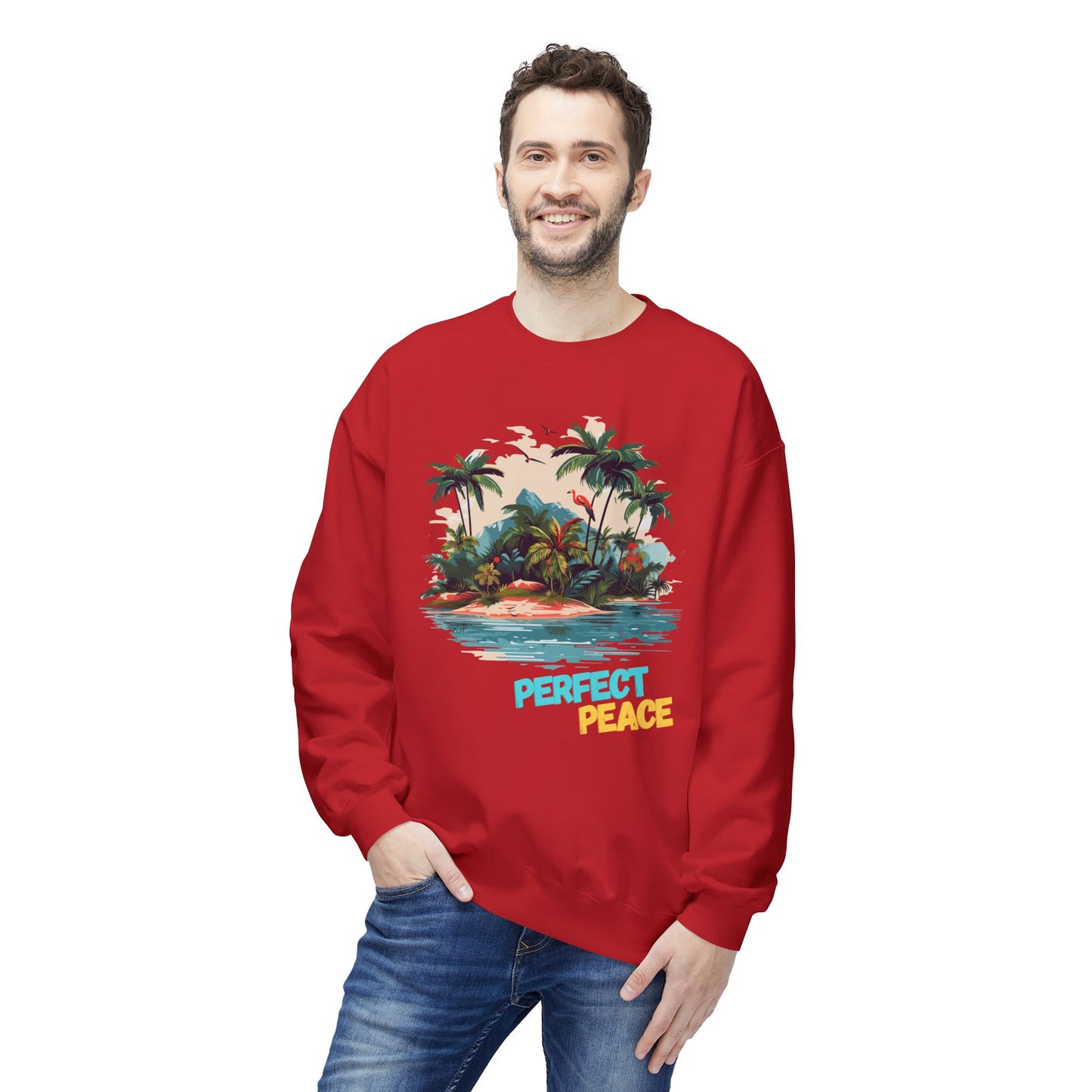 Perfect Peace Tropical Crewneck Sweatshirt