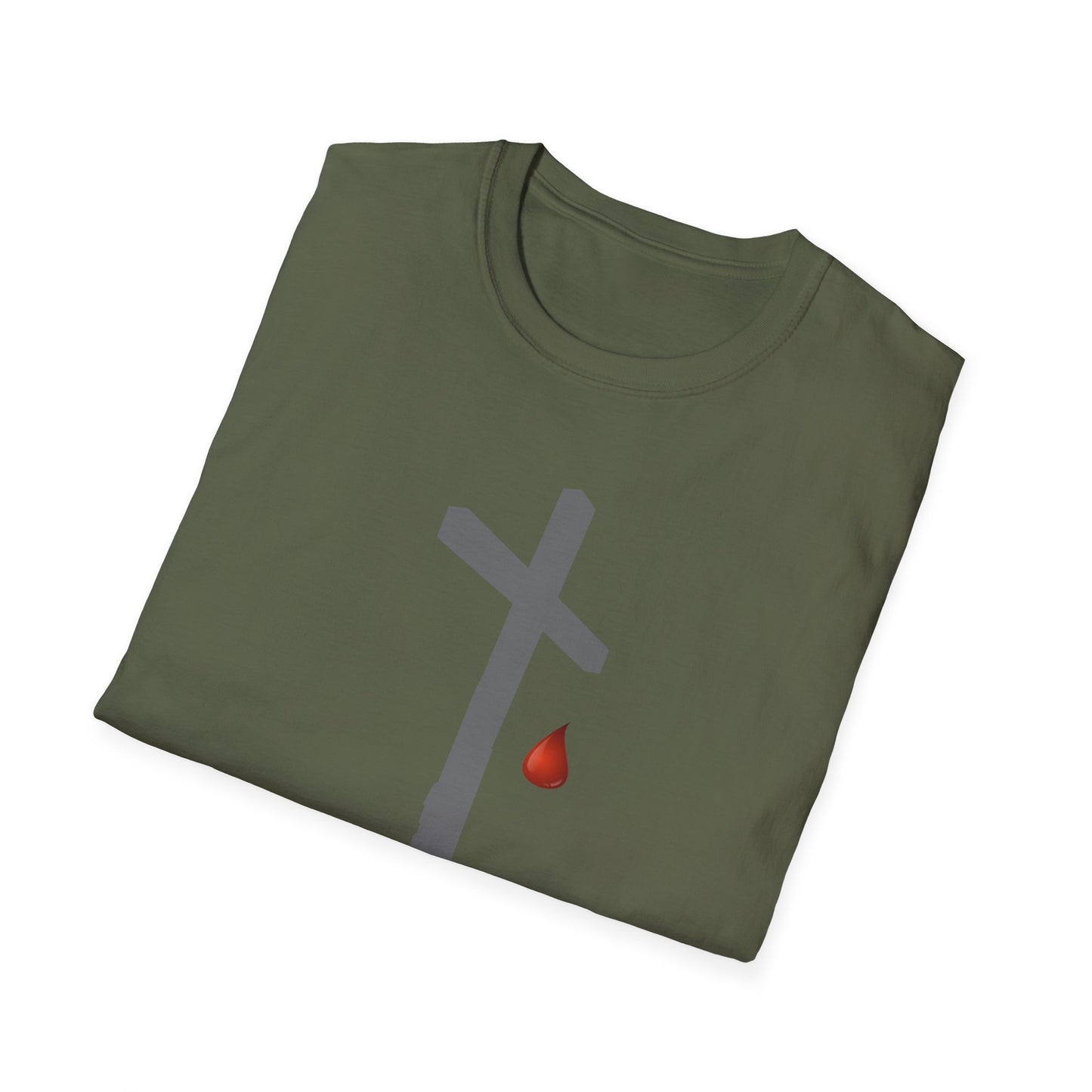 'The Blood' Faith-Inspired Unisex Softstyle T-Shirt