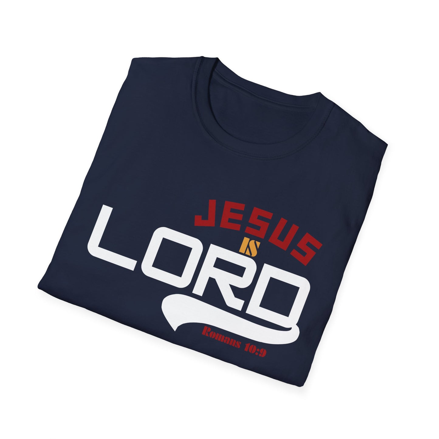 Inspirational Jesus is Lord T-Shirt | Unisex Softstyle Tee for Faith & Fellowship