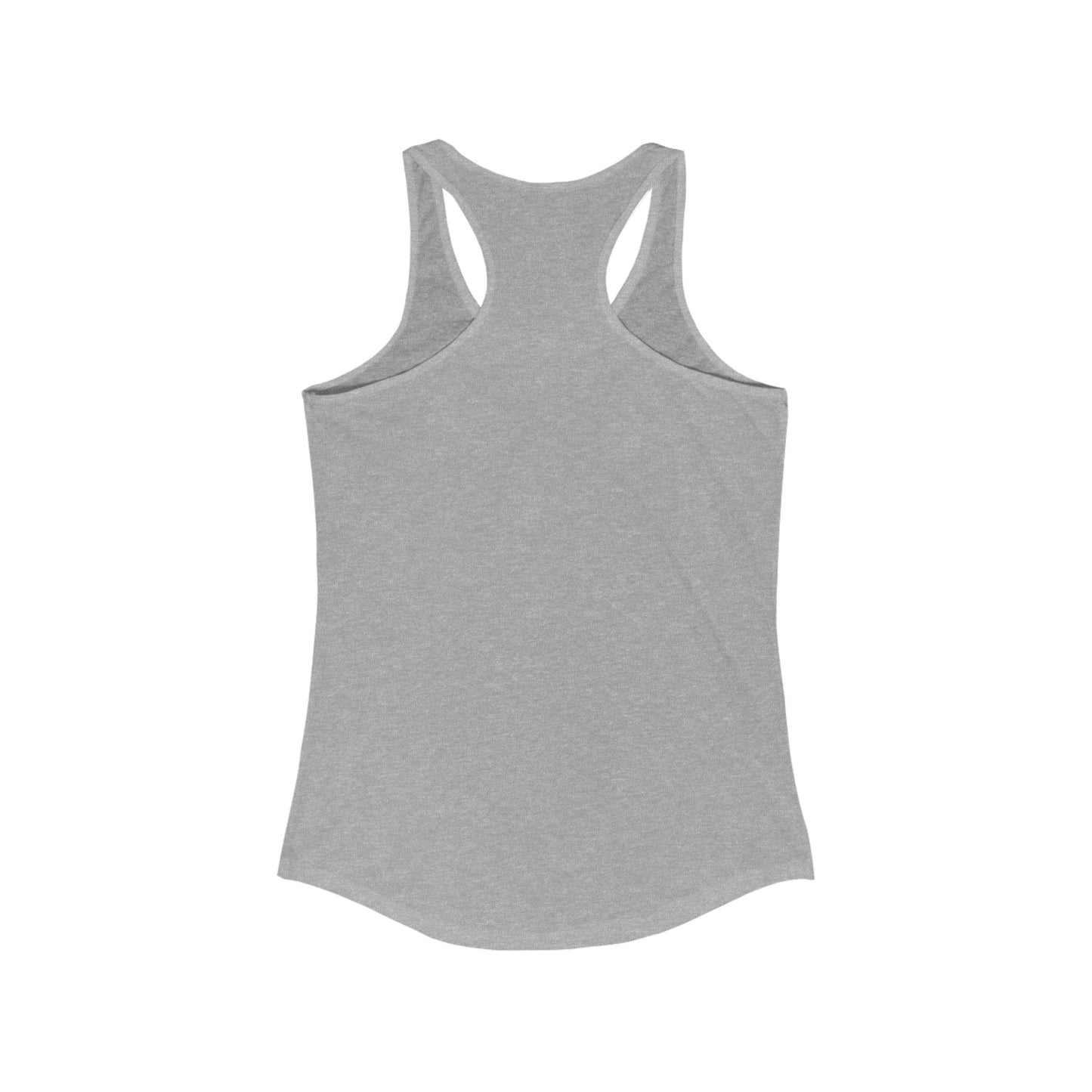 Floral Heart Women's Racerback Tank - Perfect for Summer & Fitness