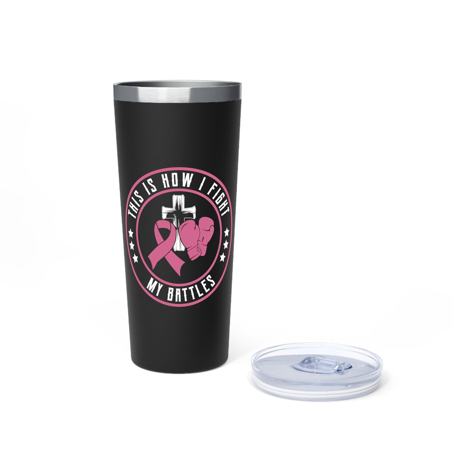 Breast Cancer Awareness Tumbler - 22oz Insulated Travel Mug