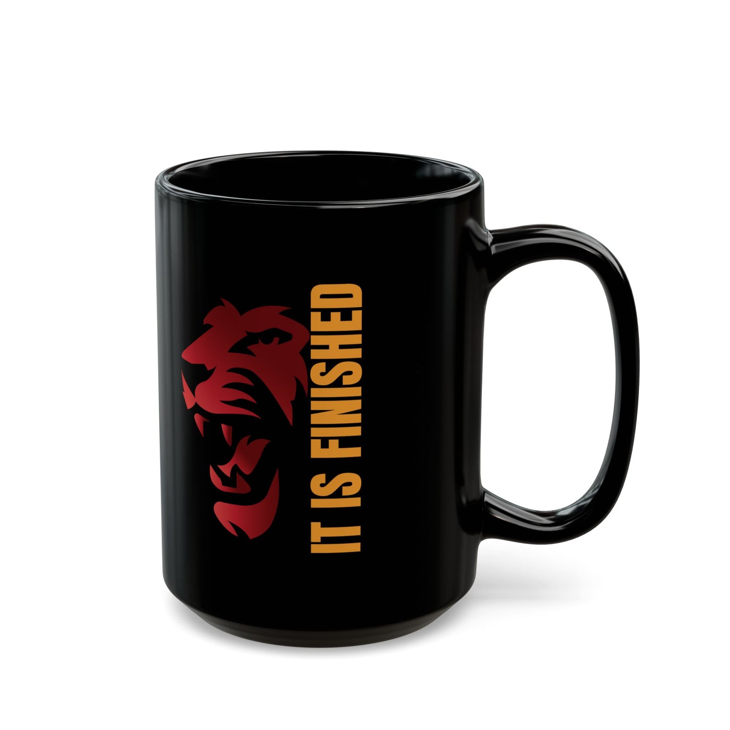 Motivational Black Mug - "IT IS FINISHED" - Perfect Gift for Inspiration