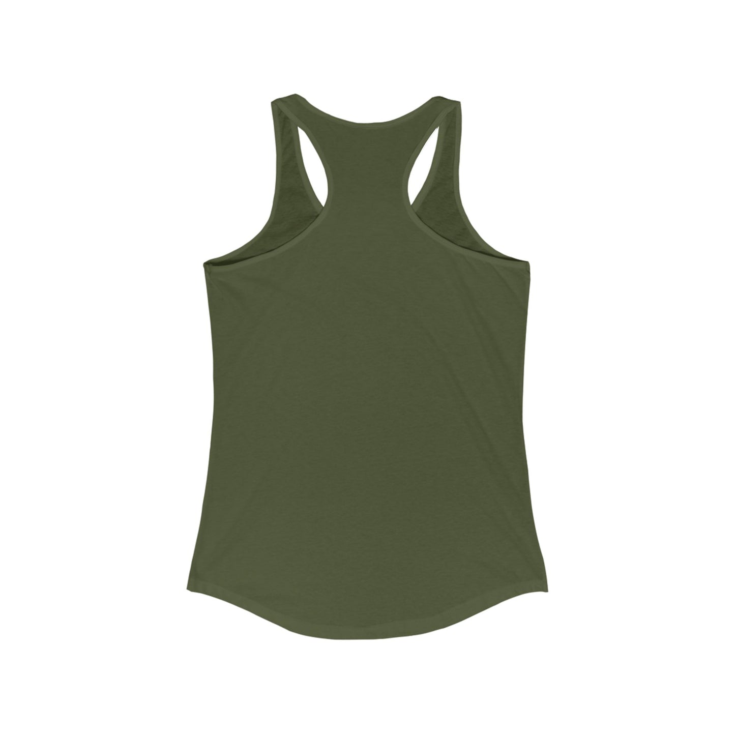 Floral Heart Women's Racerback Tank - Perfect for Summer & Fitness