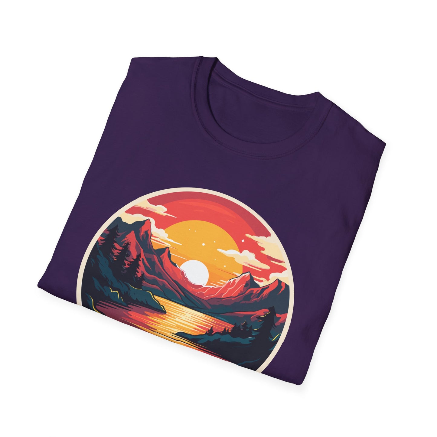 Peace Like A River Graphic Tee | Unisex Softstyle T-Shirt, Casual Wear, Outdoor Adventure, Gift for Nature Lovers, Relaxed Vibes