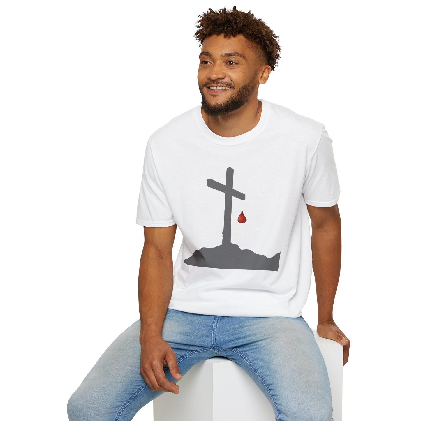 'The Blood' Faith-Inspired Unisex Softstyle T-Shirt