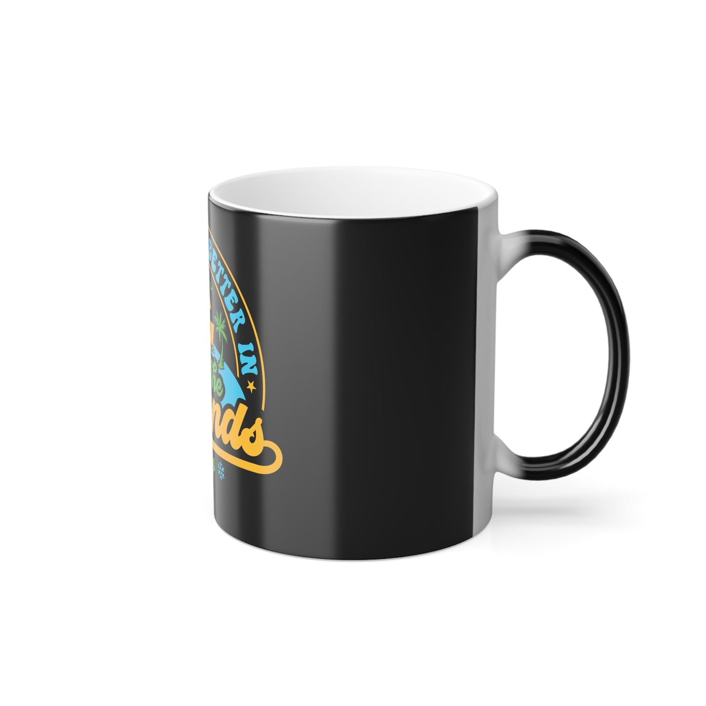 Color-Morph Mug — "Christmas Is Better In The Islands" Beach Holiday Coffee Cup, 11oz