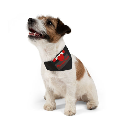 I Love my Human Pet Bandana Collar for Stylish Pets