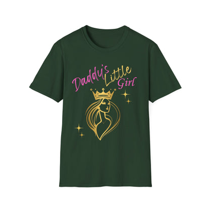 Daddy's Little Girl Unisex Softstyle T-Shirt - Cute Gift for Dads & Daughters