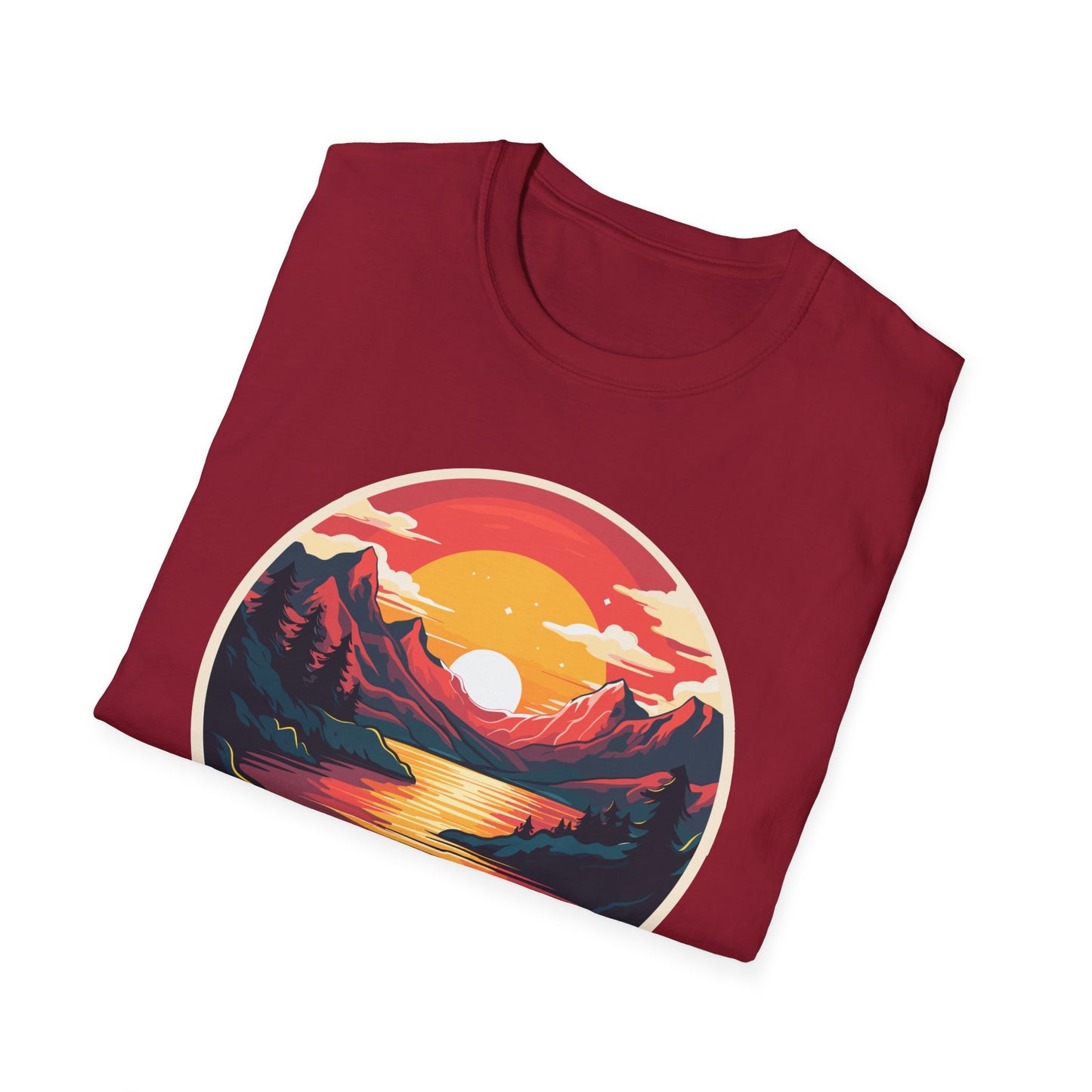 Peace Like A River Graphic Tee | Unisex Softstyle T-Shirt, Casual Wear, Outdoor Adventure, Gift for Nature Lovers, Relaxed Vibes