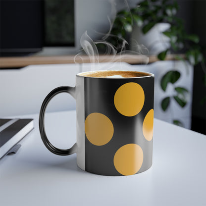 Color Morphing Mug - 11oz Polka Dot Design for Cozy Moments