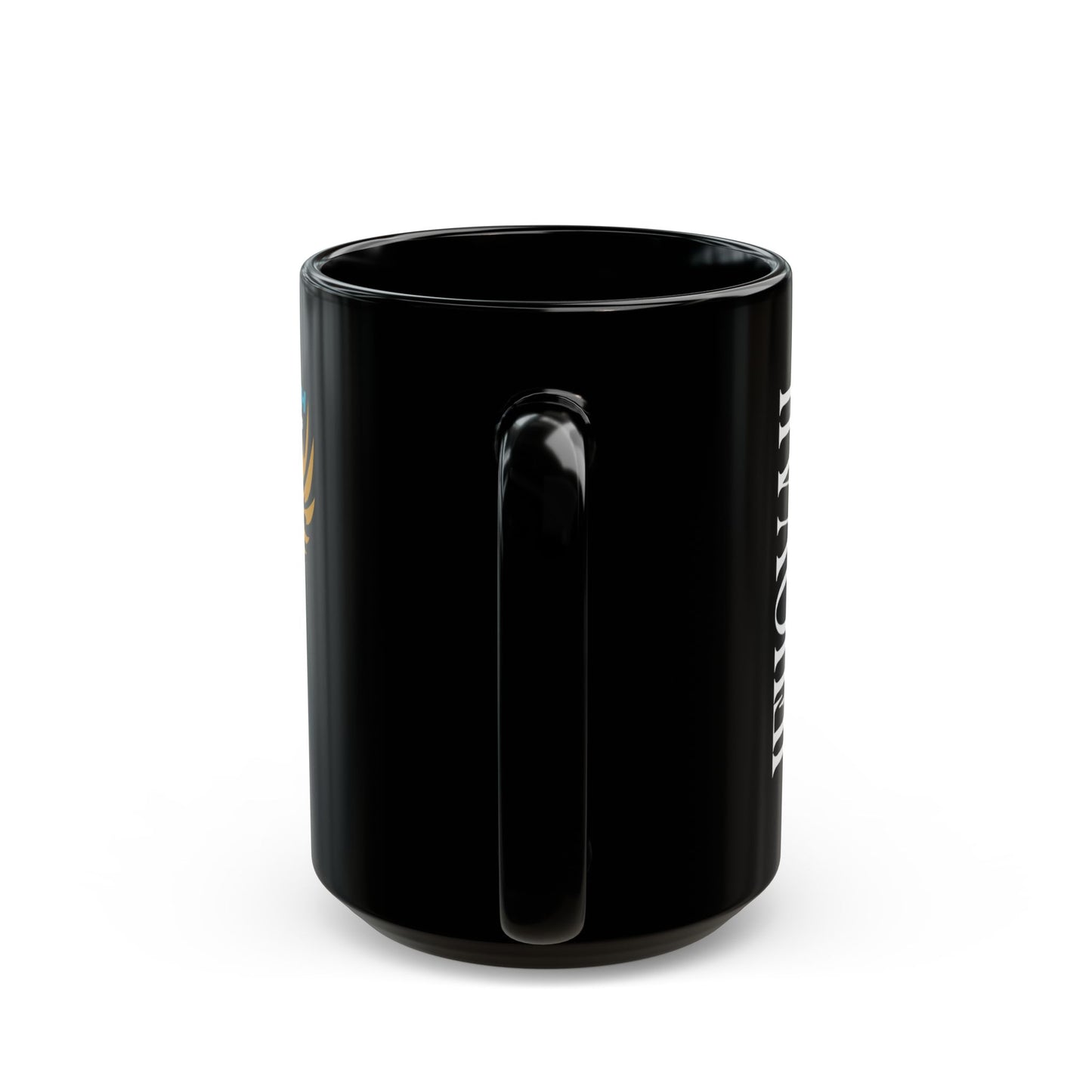 Jehovah Sabaoth -Inspirational Black Mug for Warriors (11oz, 15oz)