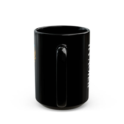 Jehovah Sabaoth -Inspirational Black Mug for Warriors (11oz, 15oz)