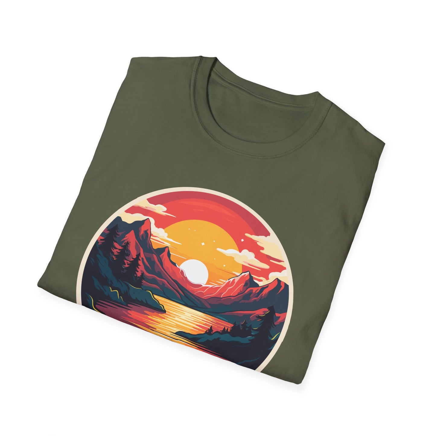 Peace Like A River Graphic Tee | Unisex Softstyle T-Shirt, Casual Wear, Outdoor Adventure, Gift for Nature Lovers, Relaxed Vibes