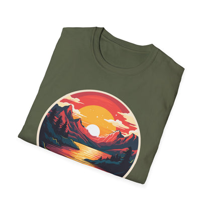 Peace Like A River Graphic Tee | Unisex Softstyle T-Shirt, Casual Wear, Outdoor Adventure, Gift for Nature Lovers, Relaxed Vibes