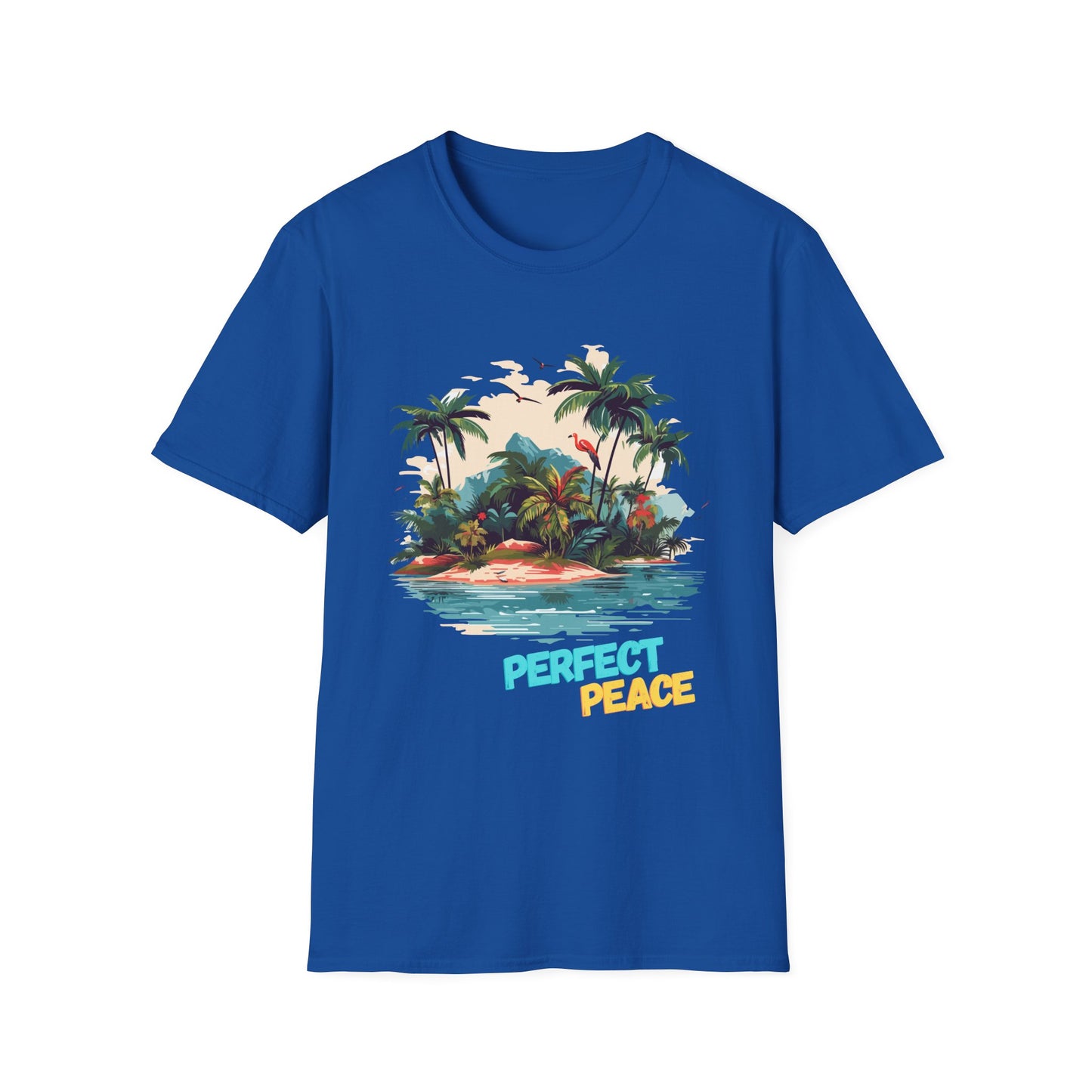 Tropical Peace T-Shirt, Casual Tee, Summer Vibes Shirt, Relaxing Island Top, Perfect for Vacations, Gifts for Beach Lovers