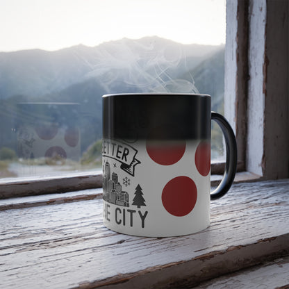 Color Morphing Mug — "Christmas Is Better in the City" 11oz