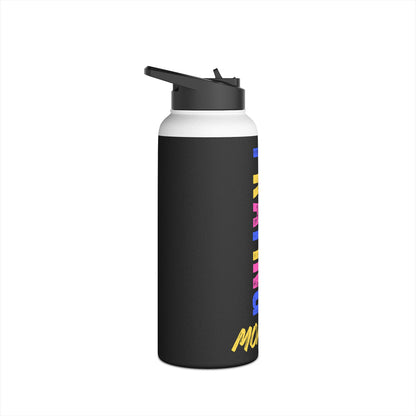 Raving Momma Stainless Steel Water Bottle - Neon Festival Pride Design