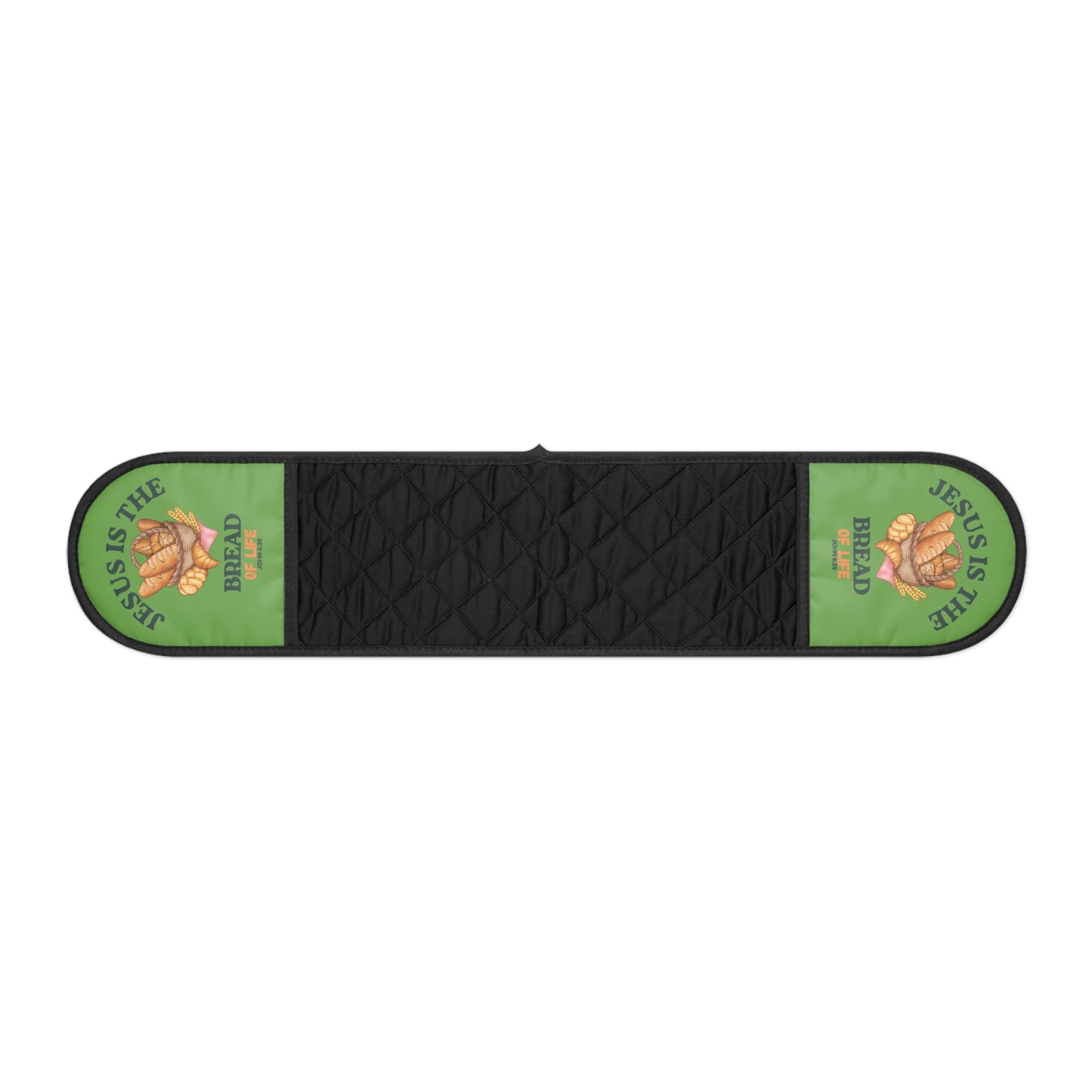 Funny Biblical Oven Mitts - "Jesus is the Bread"