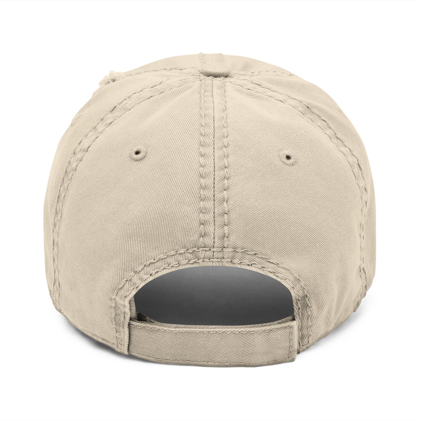 Kingdom Distressed Dad Hat - Casual Embroidered Cap for Everyday Style