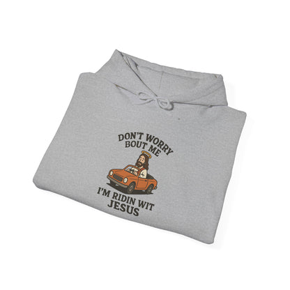 Ridin' Wit Jesus Hooded Sweatshirt