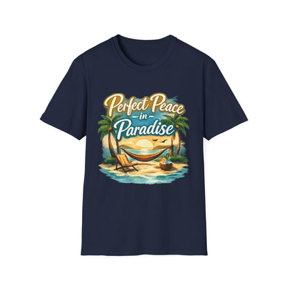 Perfect Peace in Paradise T-Shirt — Tropical Beach Graphic Tee