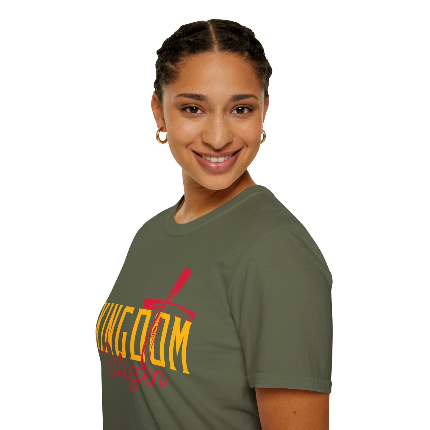 Kingdom Citizen Unisex Softstyle T-Shirt - Faith-Inspired Graphic Tee