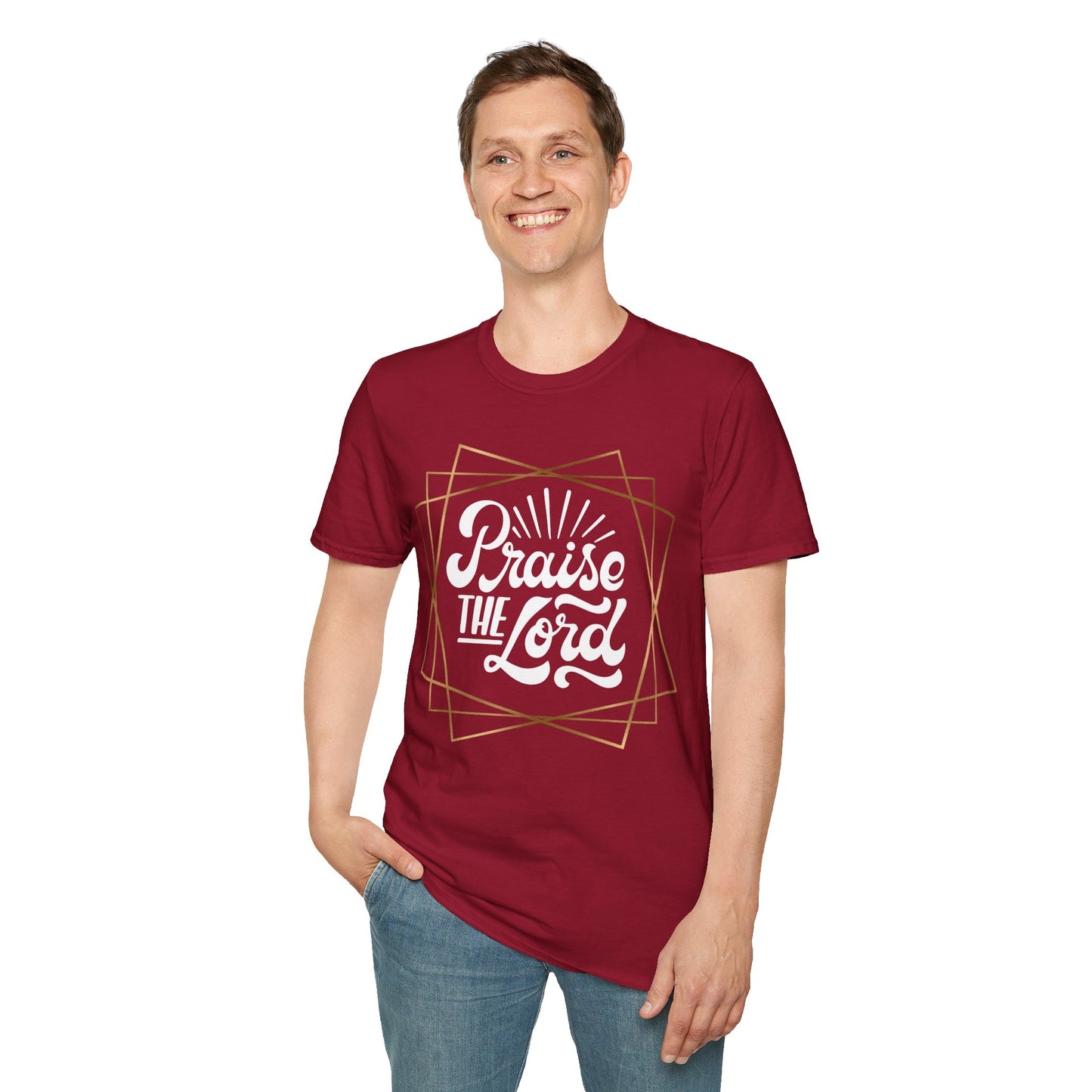 Praise the Lord Unisex Softstyle T-Shirt - Faith-Inspired Apparel for Everyday Wear