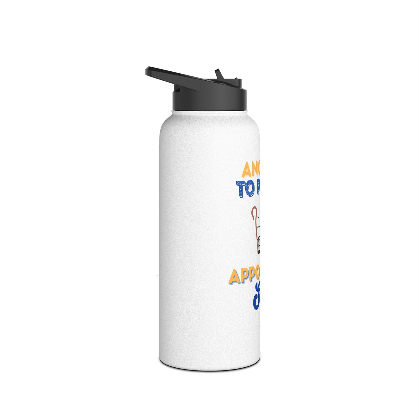 Anointed to Preach • Stainless Steel Water Bottle — Appointed to Serve Christian Faith Bottle