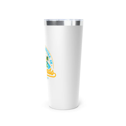 Tumbler - "Christmas Is Better On The Islands" 22oz Copper Vacuum Insulated Tumbler