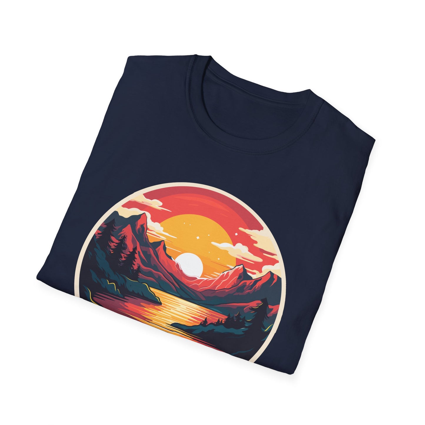 Peace Like A River Graphic Tee | Unisex Softstyle T-Shirt, Casual Wear, Outdoor Adventure, Gift for Nature Lovers, Relaxed Vibes