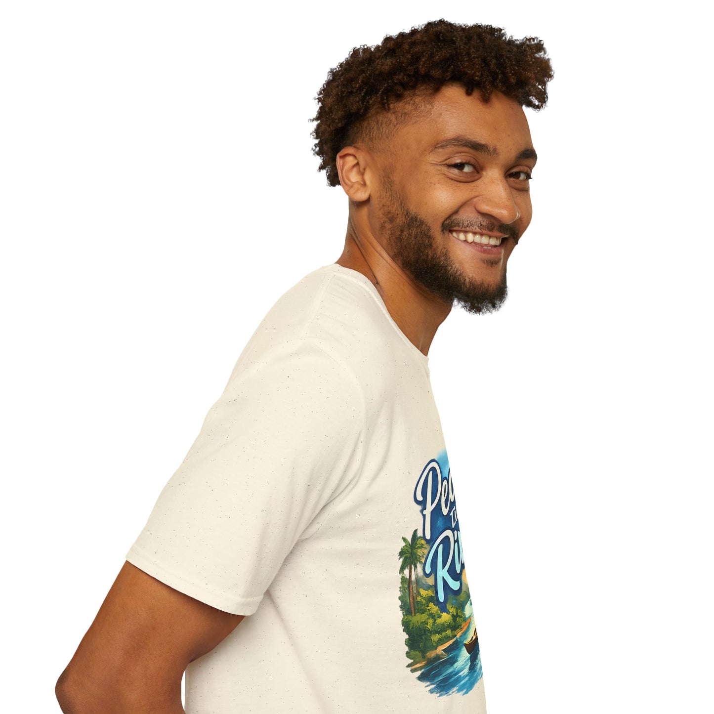 Peace Like a River T‑Shirt — Scenic River Prayer Tee
