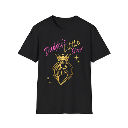 Daddy's Little Girl Unisex Softstyle T-Shirt - Cute Gift for Dads & Daughters
