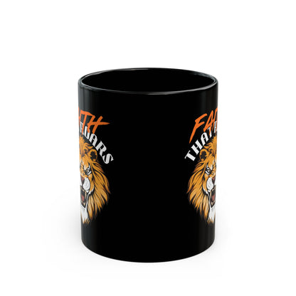Faith That Roars -Bold Lion Design, Perfect for Inspiration and Motivation