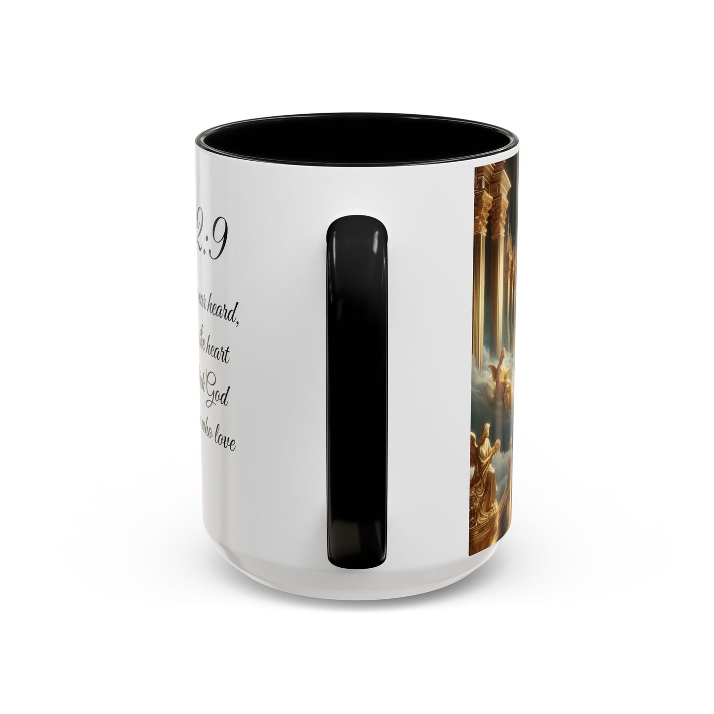 I Cor. 2:9 Heavenly Scripture Coffee Mug - 11oz & 15oz - Inspirational Design for Spiritual Moments