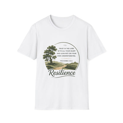 Resilience Bible Verse T‑Shirt — Proverbs 3:5-6 Inspirational Faith Tee