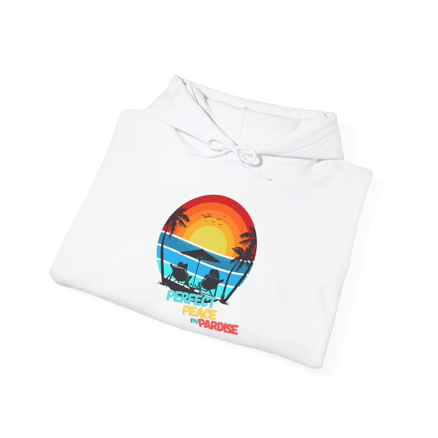Tropical Sunset Hoodie - Unisex Heavy Blend™ Sweatshirt