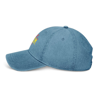 Kingdom Citizen Embroidered Denim Hat - Stylish Faith-Based Accessory