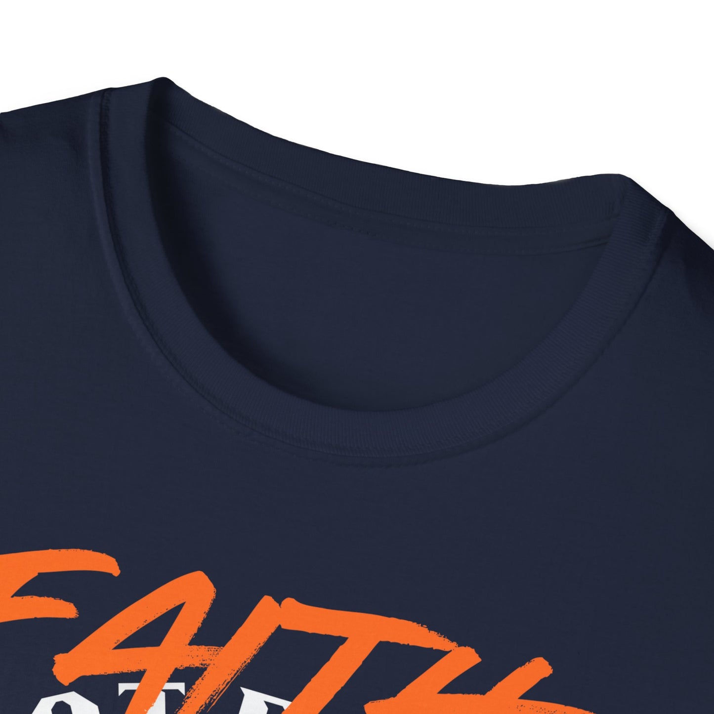 Faith That Roars Unisex Softstyle T-Shirt - Bold Lion Design for Inspiration