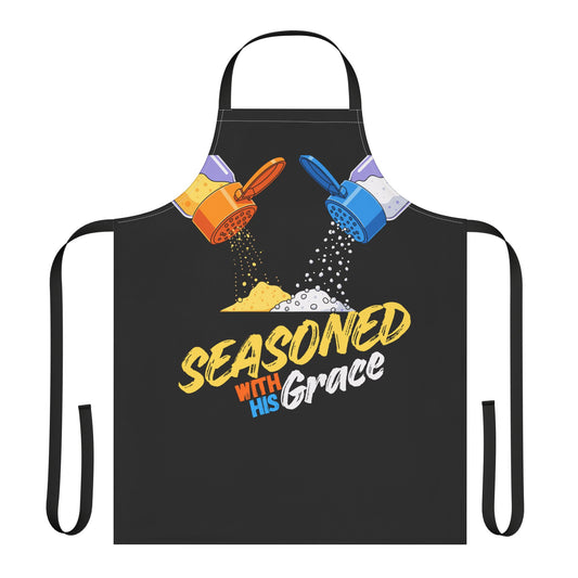 Creative Chef Apron - Seasoned with His Grace (Unisex)