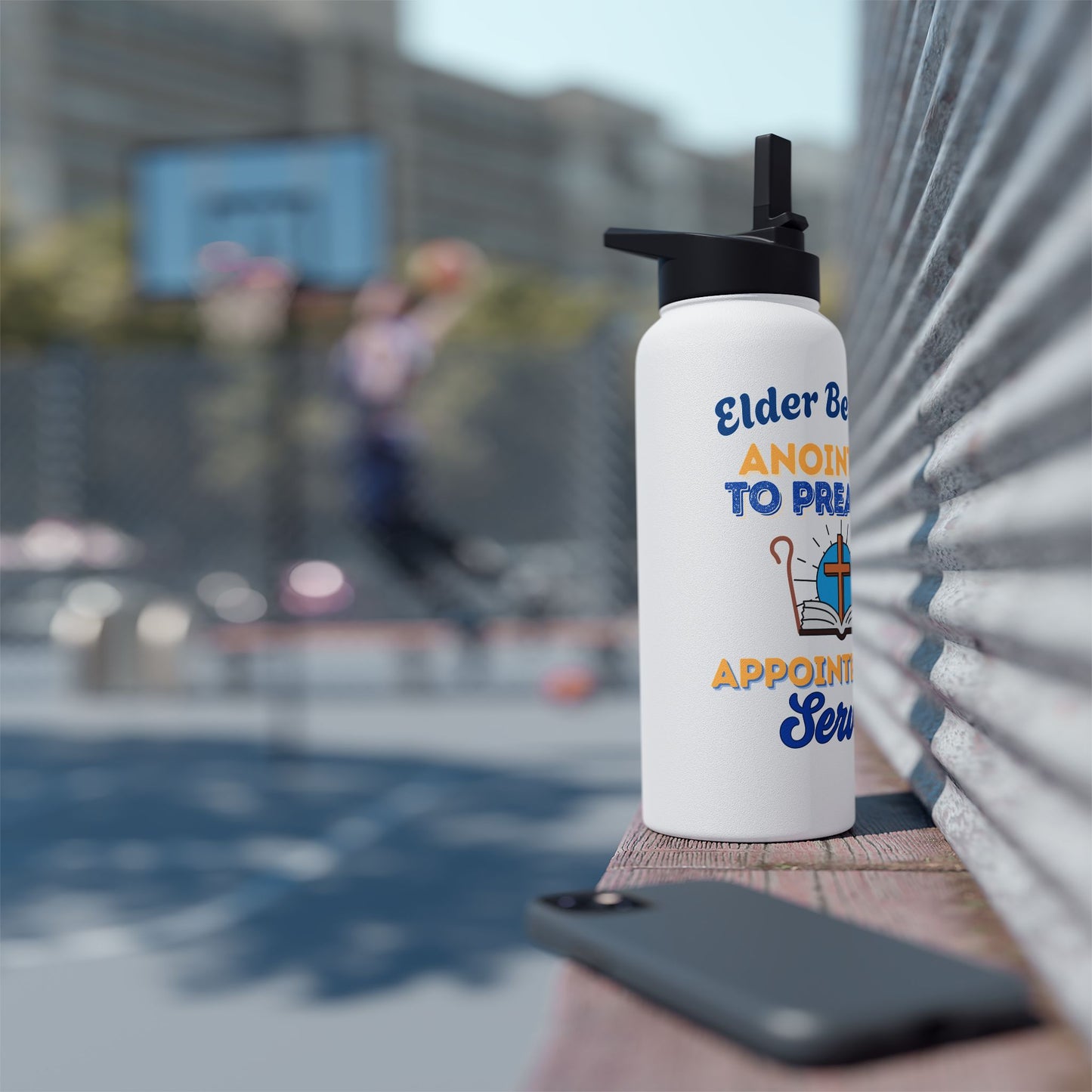 Anointed to Preach, Appointed to Serve Stainless Steel Water Bottle