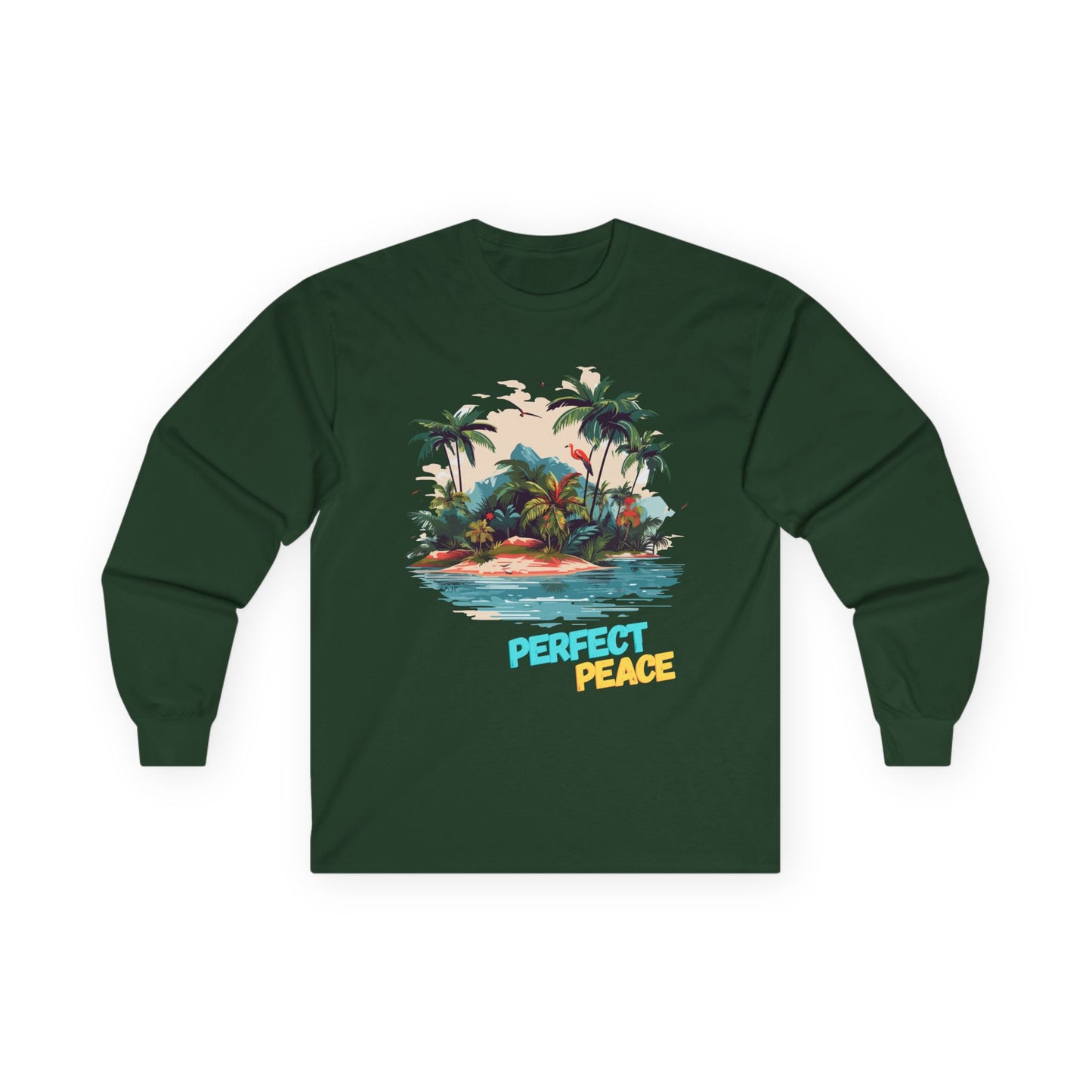 Perfect Peace Long Sleeve Tee for Relaxation Lovers