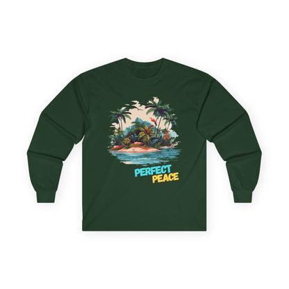 Perfect Peace Long Sleeve Tee for Relaxation Lovers