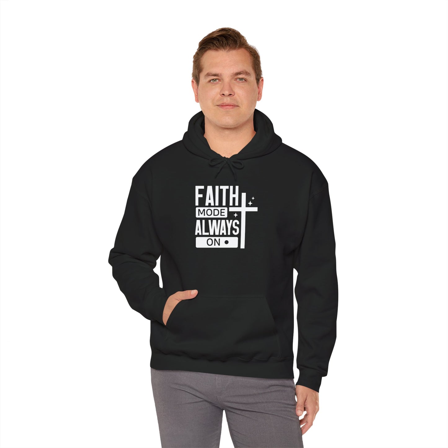 Faith Mode Hooded Sweatshirt - Unisex Heavy Blend™