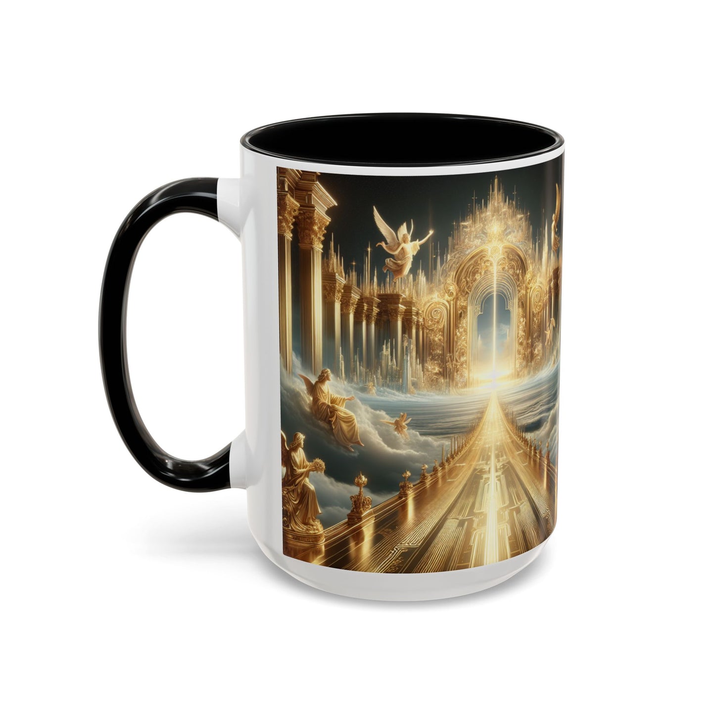 I Cor. 2:9 Heavenly Scripture Coffee Mug - 11oz & 15oz - Inspirational Design for Spiritual Moments