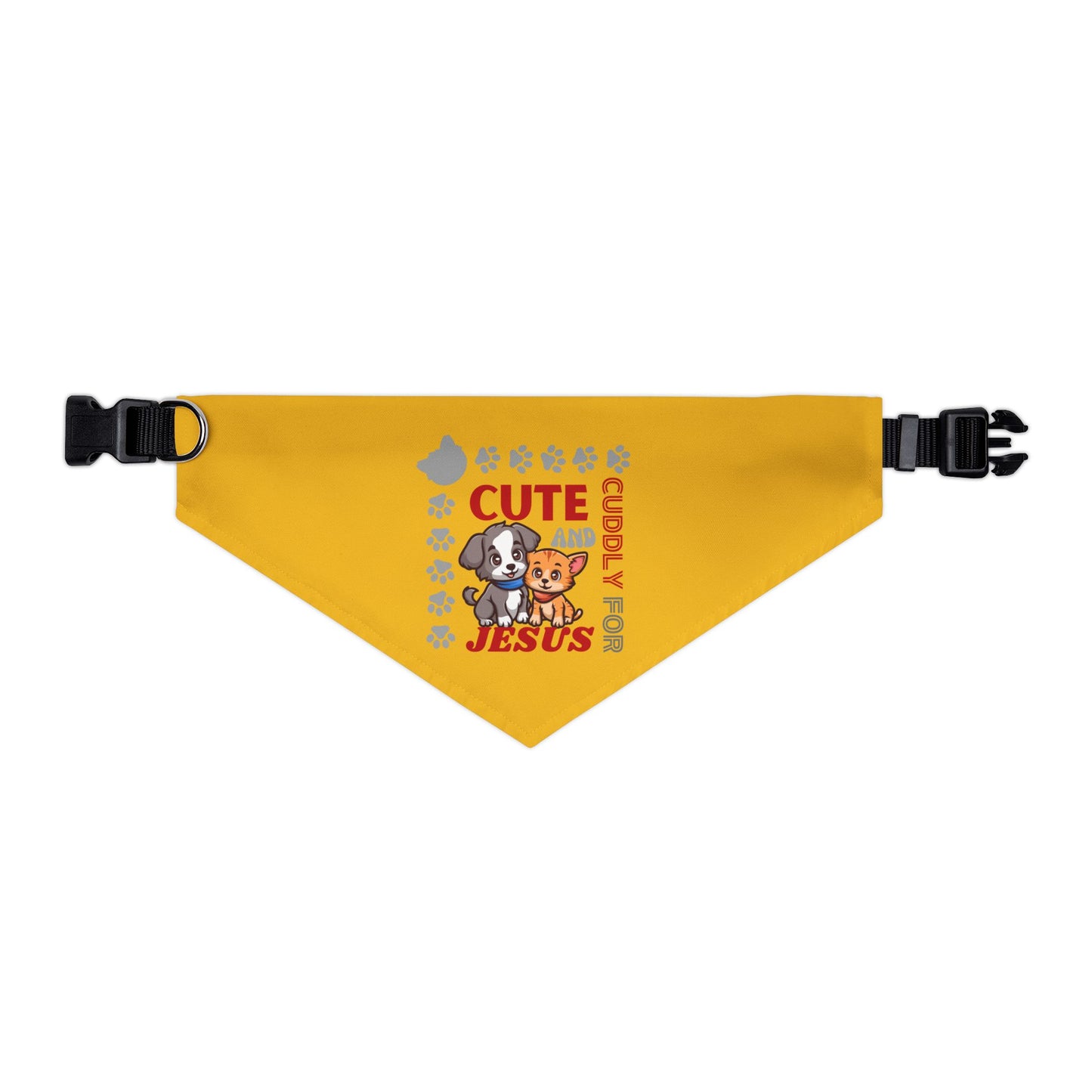 Cute and Cuddly for Jesus Pet Bandana Collar for Dogs - Stylish Accessory for Pet Lovers
