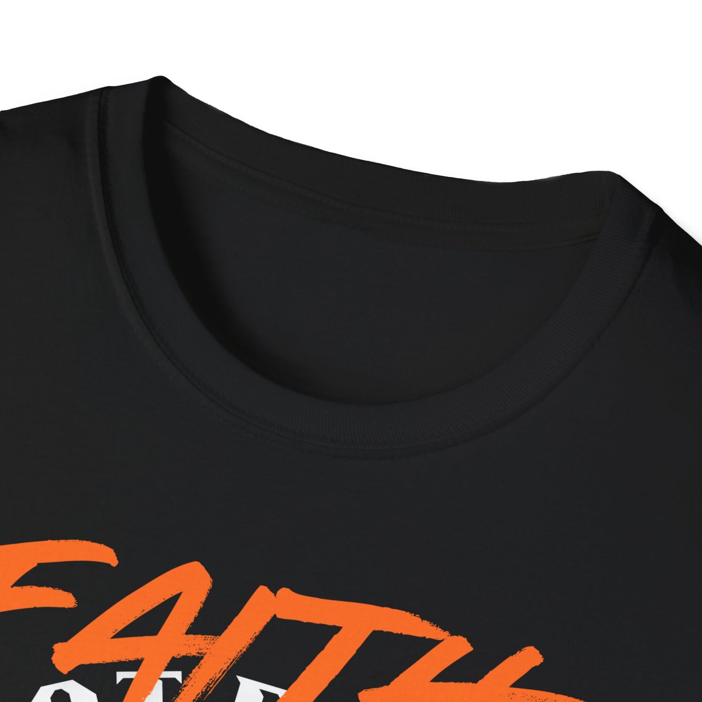 Faith That Roars Unisex Softstyle T-Shirt - Bold Lion Design for Inspiration