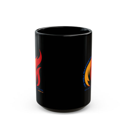 Inspirational Black Mug with Holy Spirit Design - 11oz & 15oz