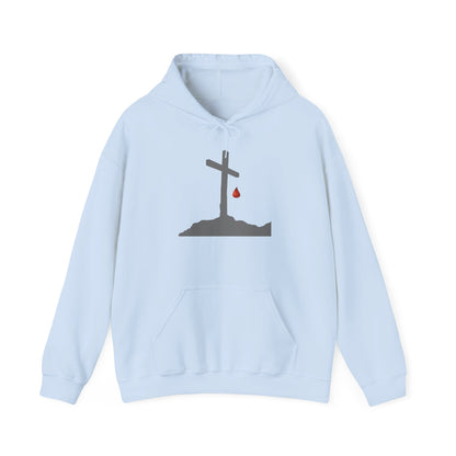 Faith-Inspired Unisex Hoodie with Cross Design