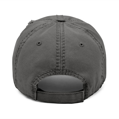 Kingdom Distressed Dad Hat - Casual Embroidered Cap for Everyday Style
