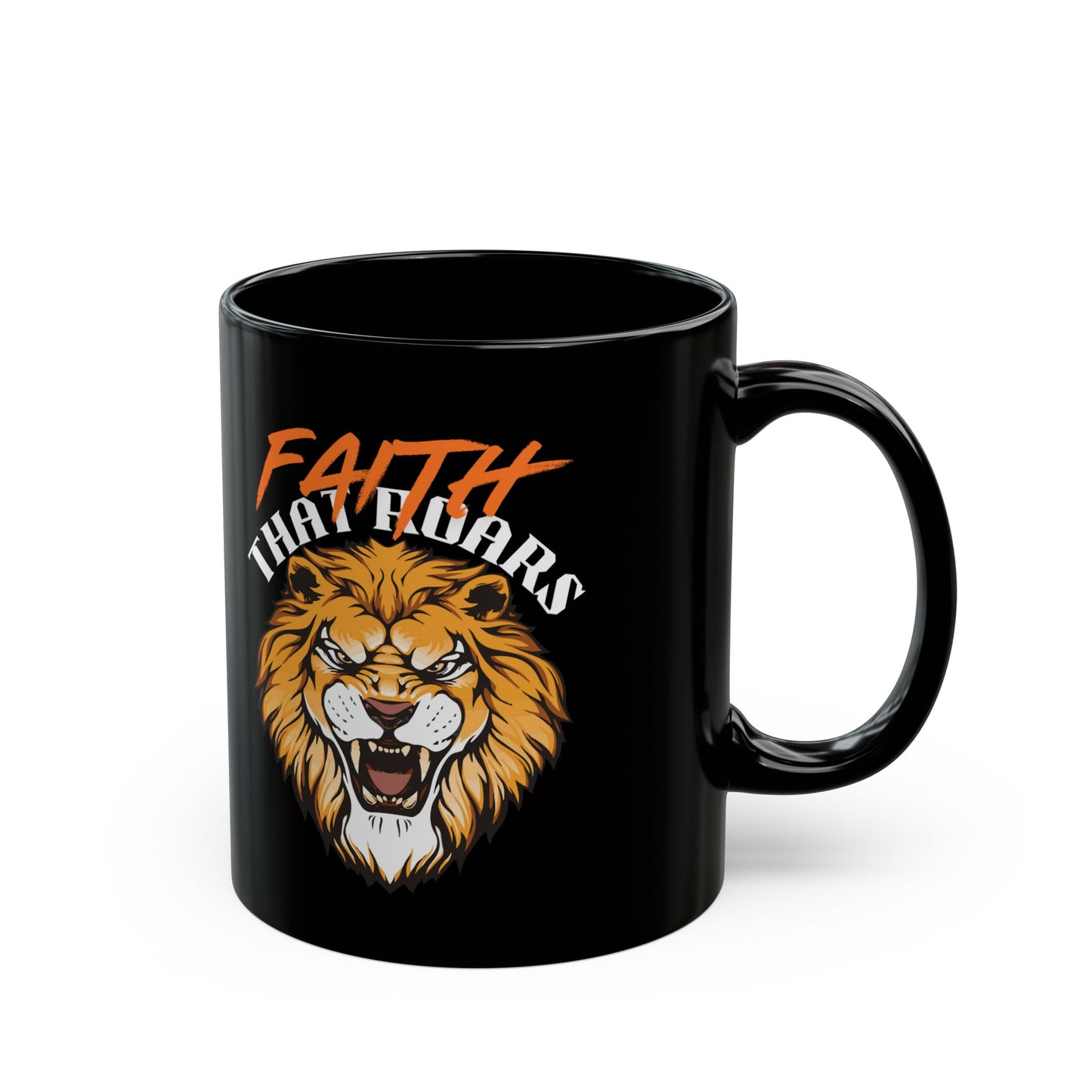 Faith That Roars -Bold Lion Design, Perfect for Inspiration and Motivation